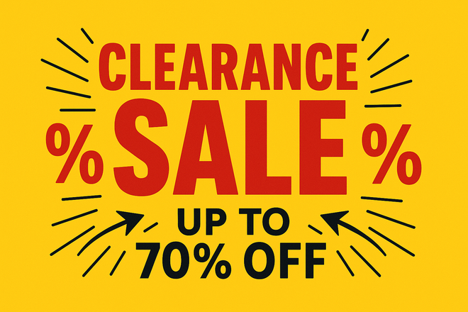 Clearance &amp; Specials