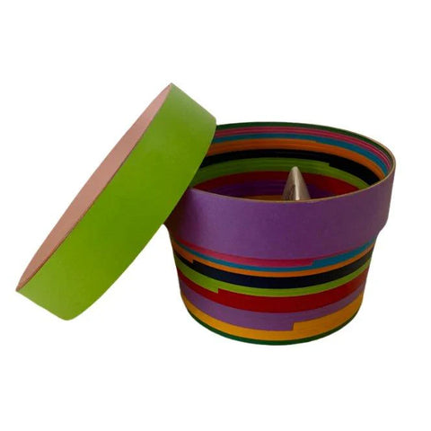 Handmade Mexican Paper Box with Lid – Serpentina Collection (Assorted Colours)