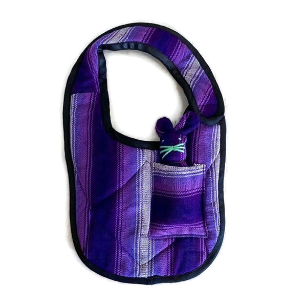 Baby Bibs with Toy Handmade Guatemala