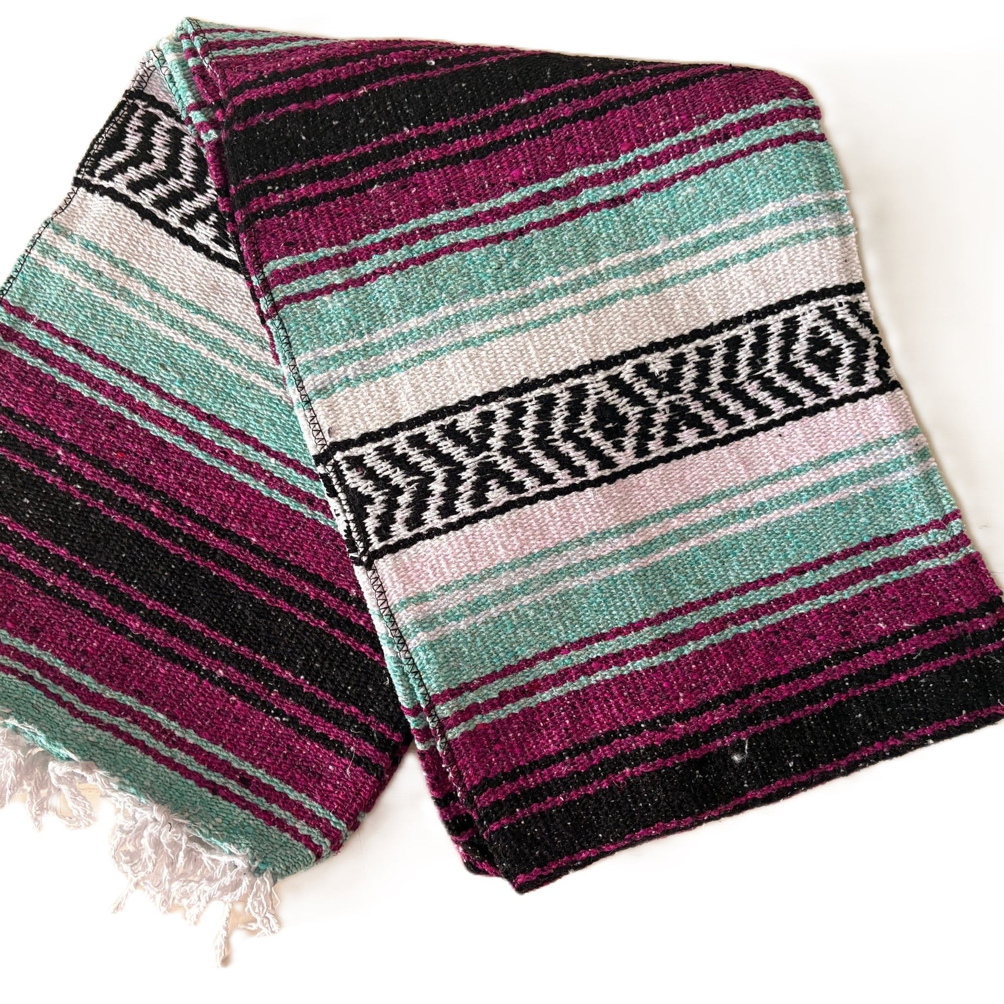 Falsa Blanket Western Mexican Mint & Cherry
