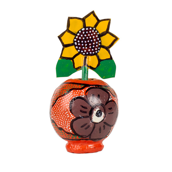 Bobbing Nodding Head Animals Handmade Mexico from Natural Seeds