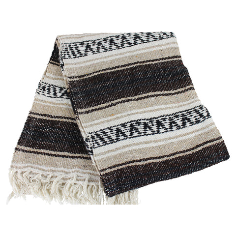 Falsa Blanket Western Mexican All Brown