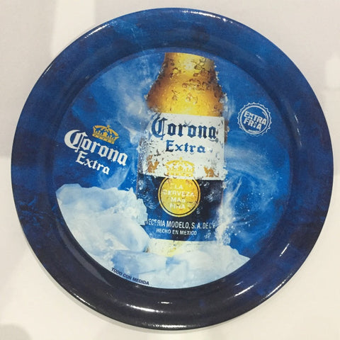 Corona Extra Fria Metal Coasters Blue Made in Mexico