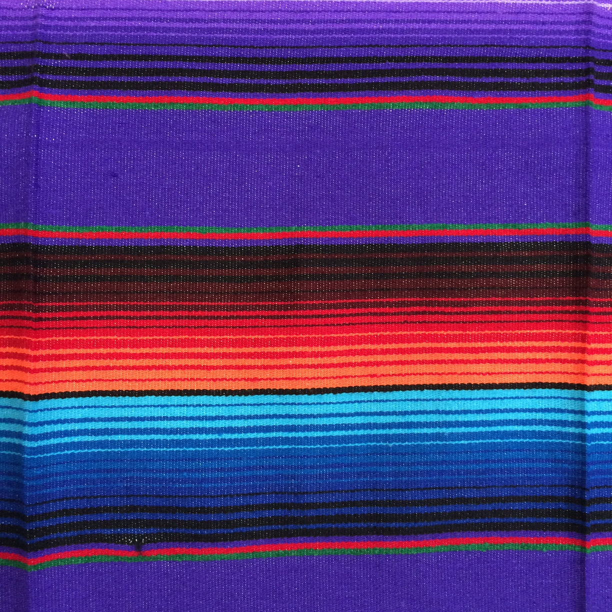 Genuine Mexican Blanket Sarape Purple