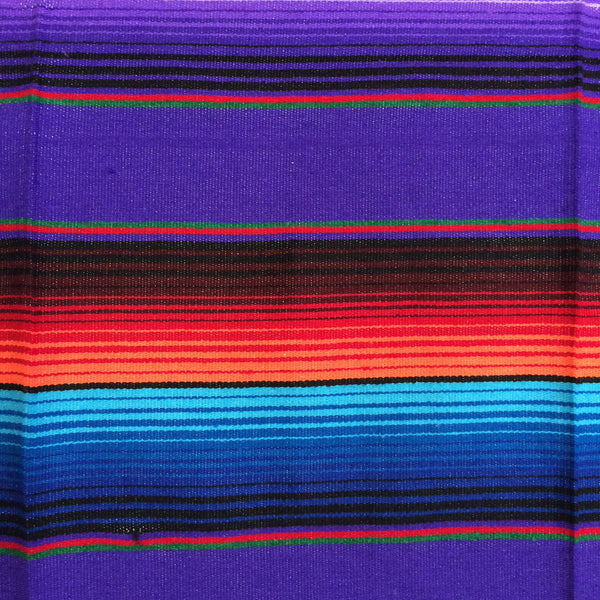 Genuine Mexican Blanket Sarape Purple