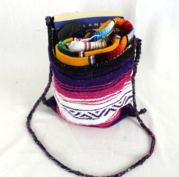 Hippy Style Shoulder Bag Made in Mexico