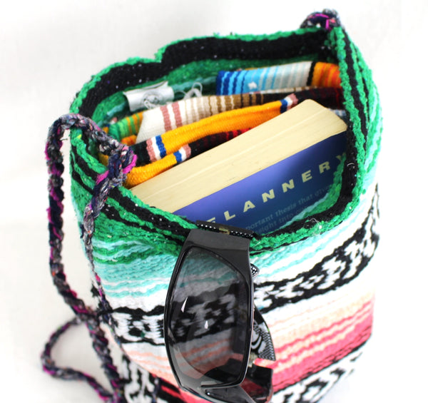 Hippy Style Shoulder Bag Made in Mexico