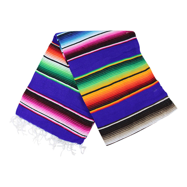 Genuine Mexican Blanket Sarape Purple