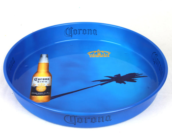Corona Palm Tree Metal Drinks Tray Made in Mexico