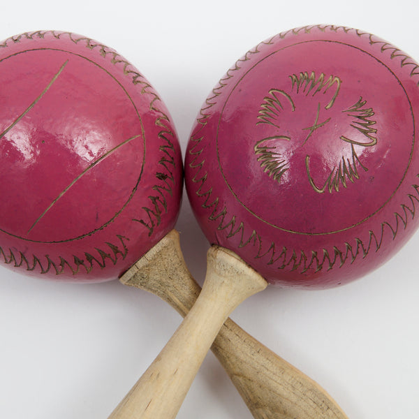 Maracas Musical Shakers Natural- Handmade in Ecuador