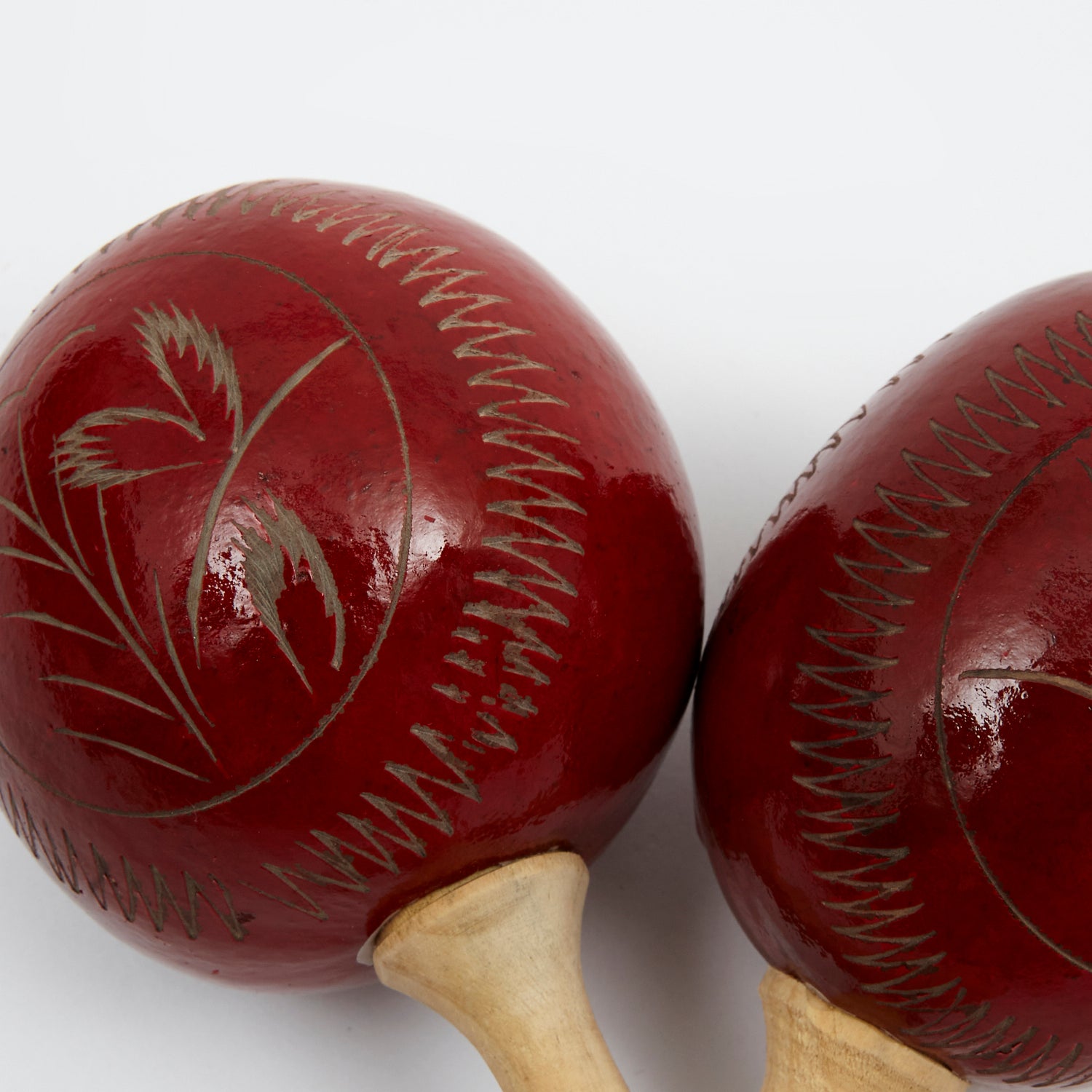 Maracas Musical Shakers Natural- Handmade in Ecuador