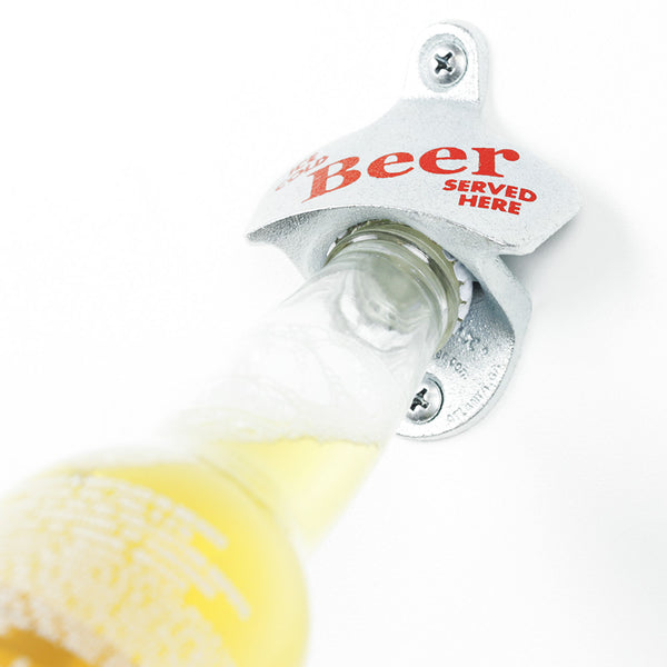 Starr X Bottle Opener - Made in USA - Icy Cold Beer Served Here