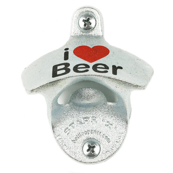 Starr X Bottle Opener - Made in USA - I (Heart) Beer