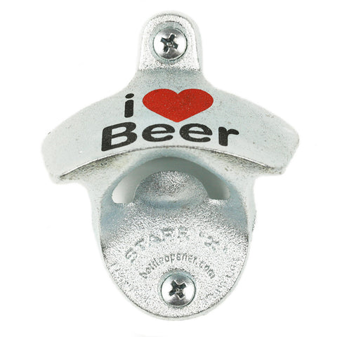 Starr X Bottle Opener - Made in USA - I (Heart) Beer