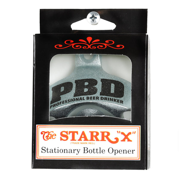 Starr X Bottle Opener - Made in USA - Professional Beer Drinker