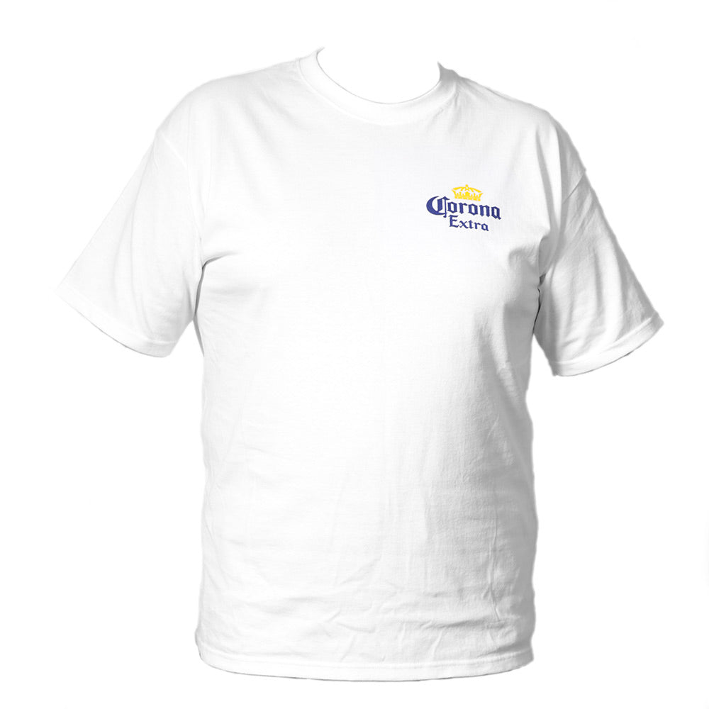 Corona T shirt Made in Mexico Cotton White