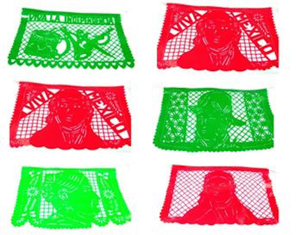 Mexican Bunting Flags Banners 5m length - Different themes