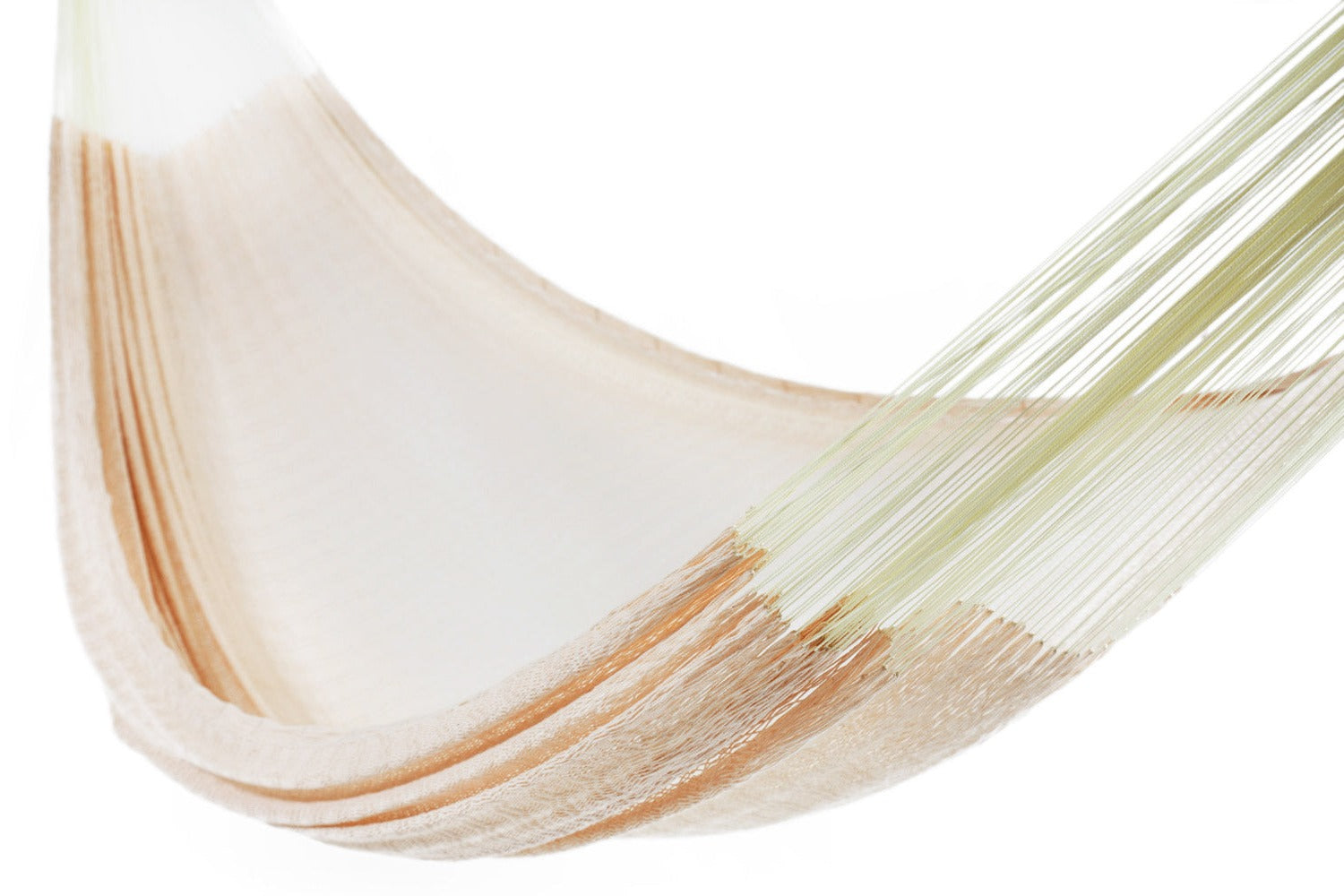 Handmade Net Style Mexican Hammocks Cotton Off White