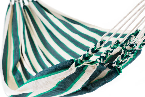 Hammock Solid Material Made in Ecuador Multicoloured Green