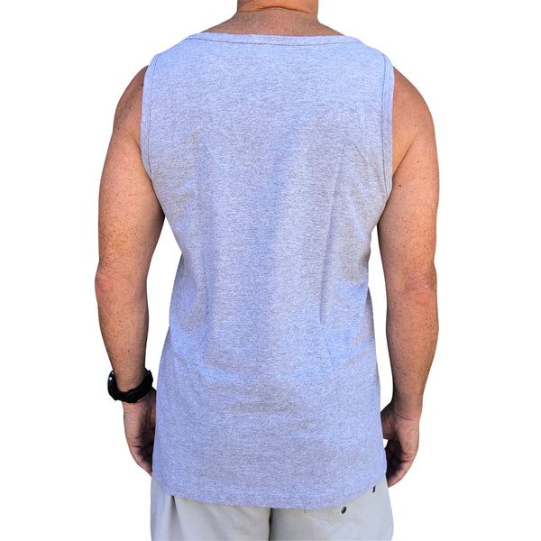 Corona Tank Top Singlet Cotton Made in Mexico Grey