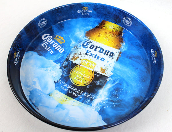 Corona Extra Fria Metal Drinks Tray Blue Made in Mexico